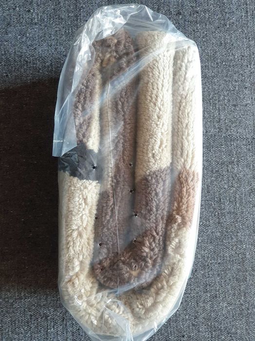 Чисто нов стилен килим H&M, вълна и памук. 140х200см