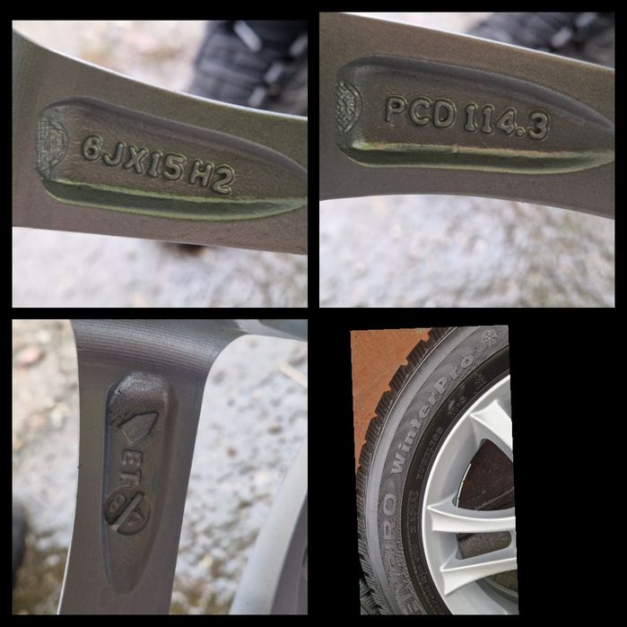 Jante aliaj originale KIA 114.3 ,Renault, Mitsubishi, DAcia Duster