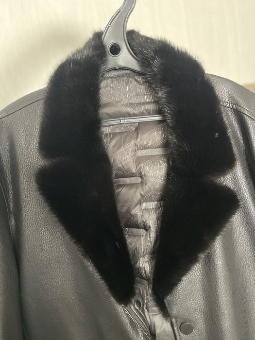 Куртка с норковым воротником