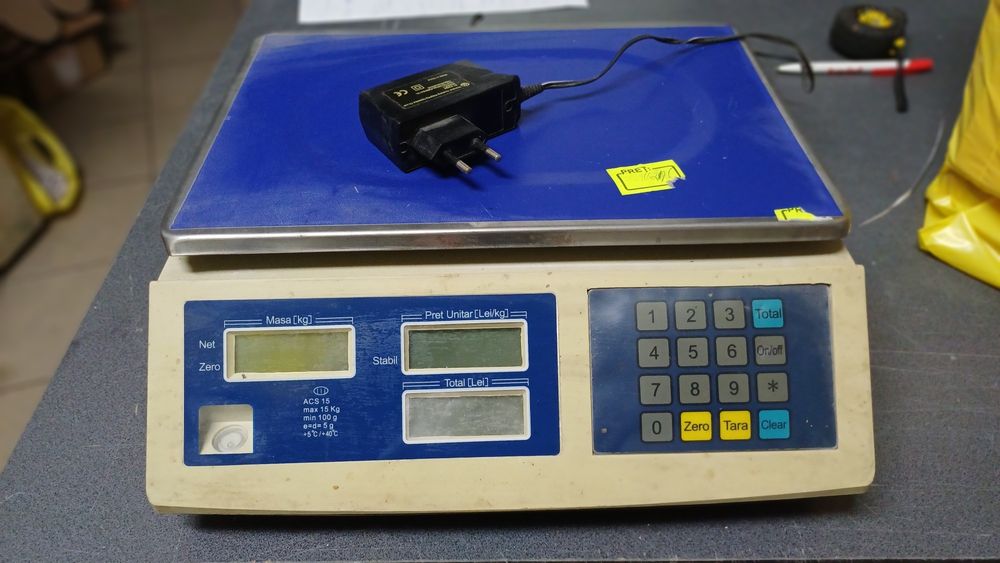 Vand cântar electronic comercial 15 kg