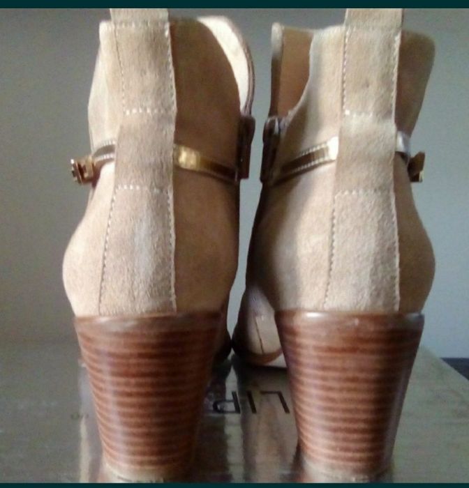 Ghete dama GB Martin,autentice,piele intoarsa naturala,superbe 39