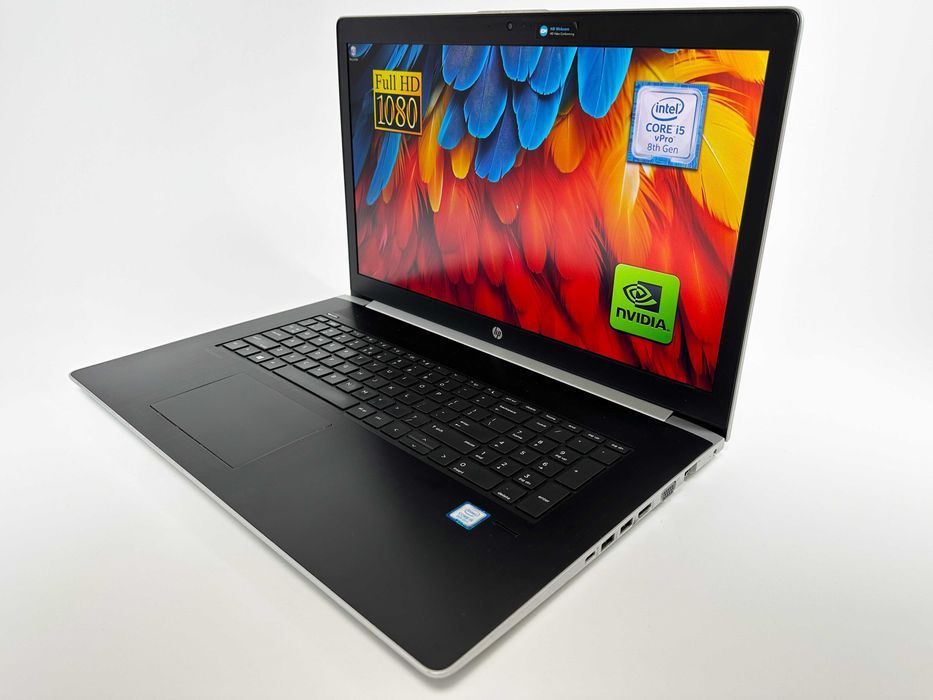 Laptop HP Probook 470 G5 i5-8250u 16 gb ram ddr4 512 gb ssd Nvidia GeForce Ecran Mare 17 inch Full HD Gama business Win 11 Factura si Garantie 1 an