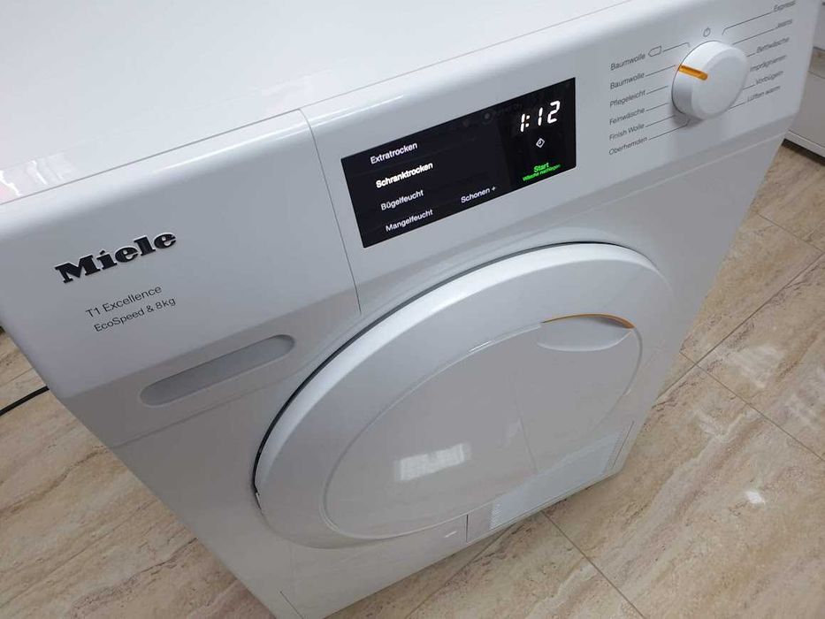 Miele T1 Excellence Eco Speed Сушилня с Термопомпа Подсветка Миеле