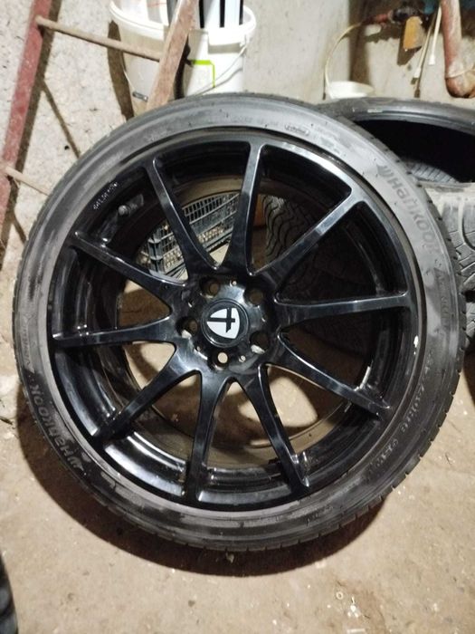 Roti Auto 5x108 cu jante Tomason pe 18 si Cauciucuri Hankook ventus prime DOT 2025 si cauciucuri de iarna