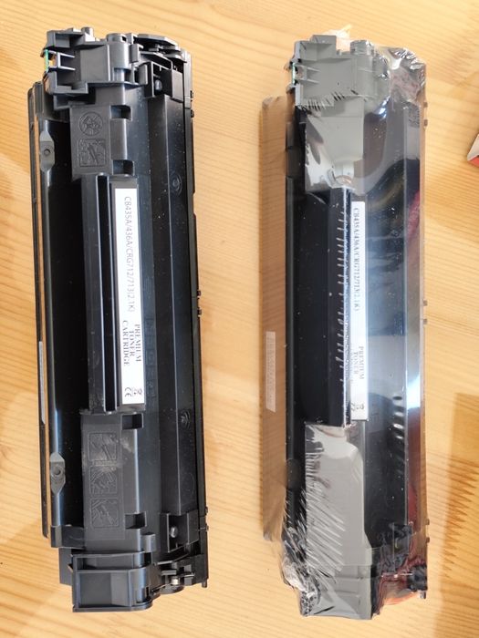 2 cartușe toner compatibile HP / Canon CB435A CB436A CRG712/713