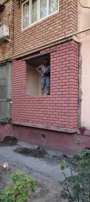 Кладка и ремонт балконов