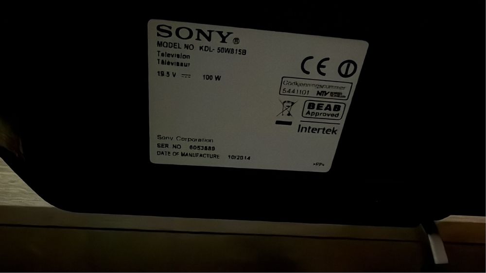 Sony Bravia 50w815b