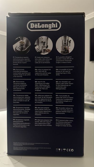 DeLonghi Dedica style espressor manual 15 bari, 1300w