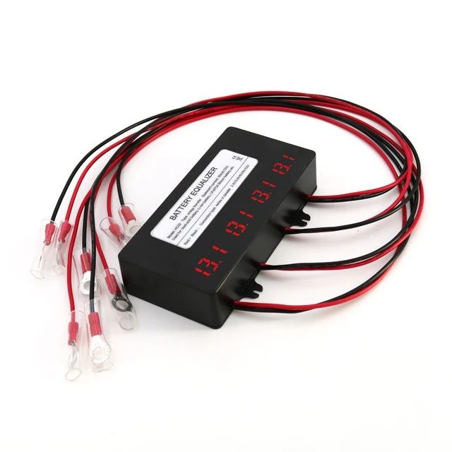 Egalizator baterii 48V pentru baterii solare, 4 baterii, LCD