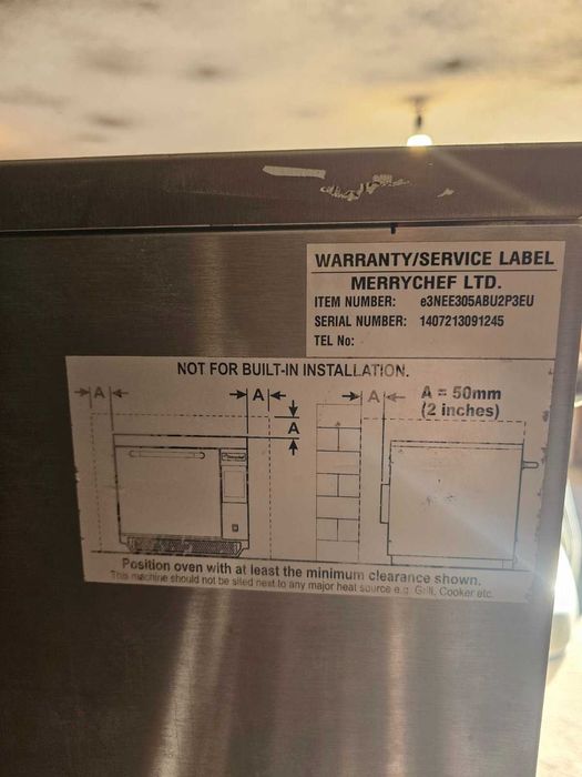 Eлектрическа фурна / професионална микроволнова Merrychef Eikon e3