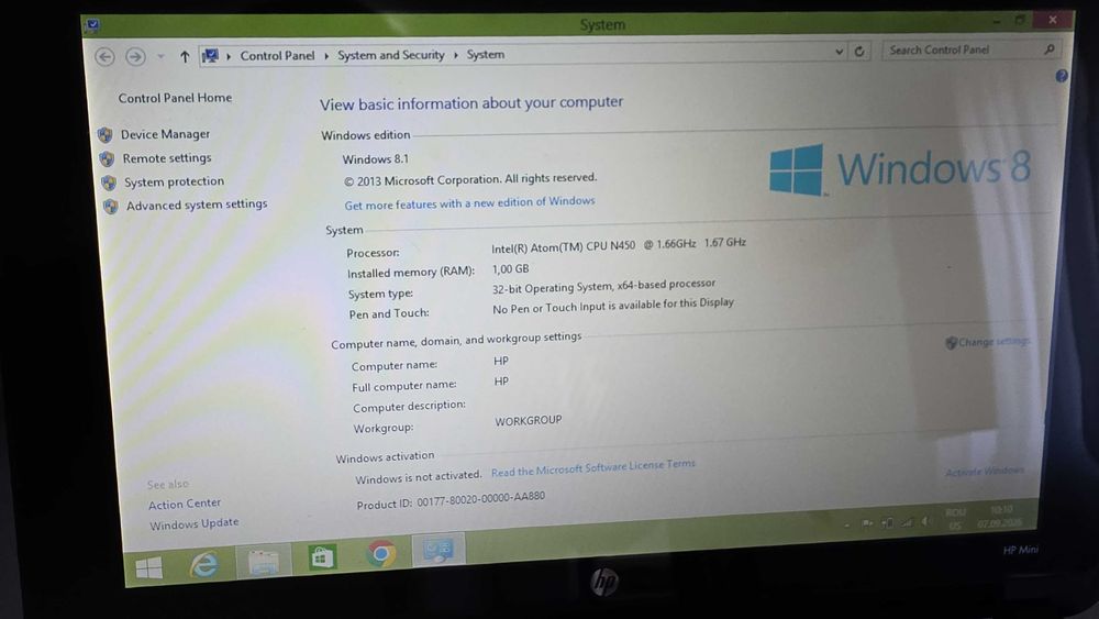 Mini laptop Hp 210 - 1000
