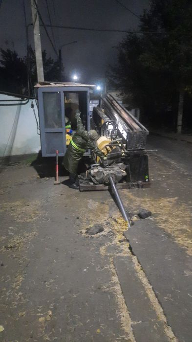 Прокладка сетей методом ГНБ. (Прокол)