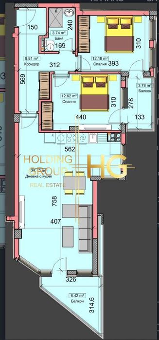Продава се Тристаен апартамент в Варна, Бриз - 117 кв.м за 1924 €/кв.м - Снимка #2