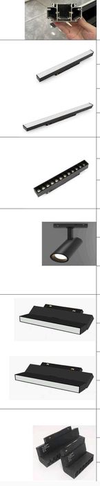 Trek LED yoritish | Alyuminiy svetilnik | Tenevoy profil