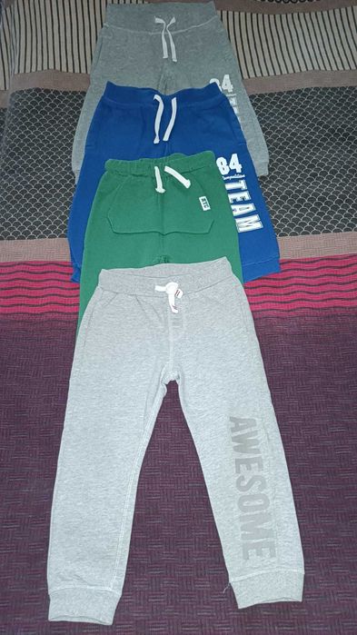 Vând 4 perechi pantaloni copii, purtați rar, că noi – stare foarte bună., h&m zara koton smyk