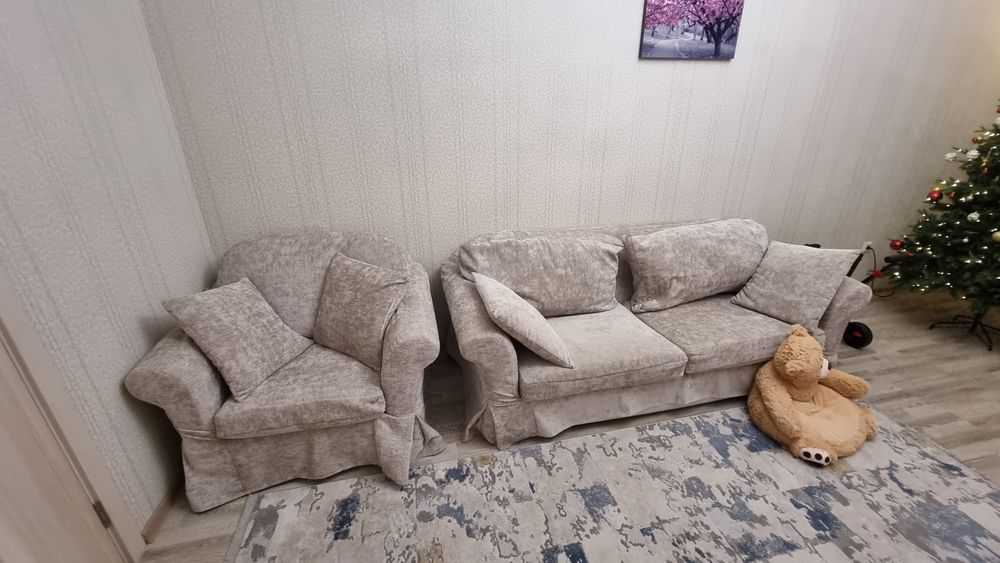 Продам диван 2 кресла