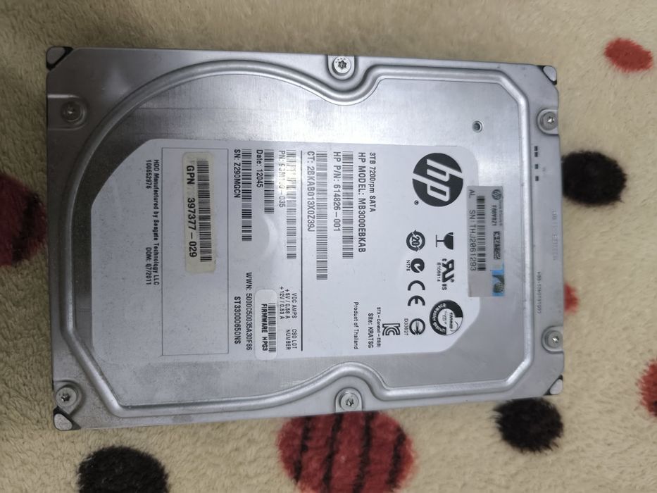 Hard disk 3tb hp