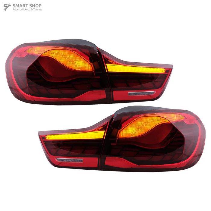 Stopuri OLED BMW Seria 4 F32 F33 F36 M4 F82 F83 (2013-03.2019) Rosu cu