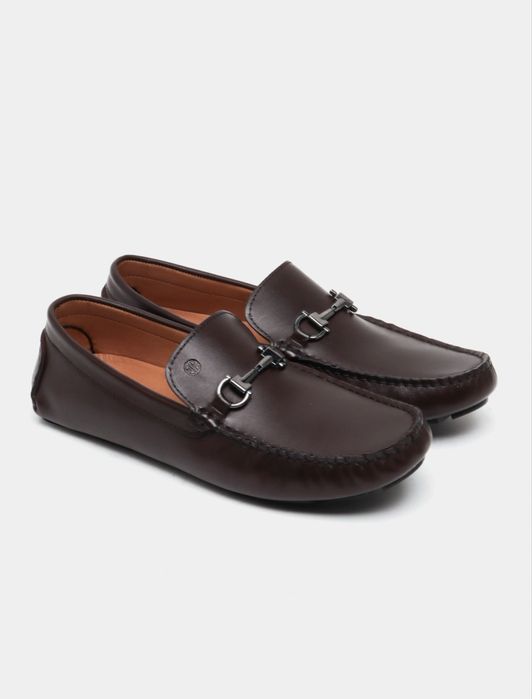 Мужские кожаные мокасины Tezcan Shoes, размер 43 (Турция)