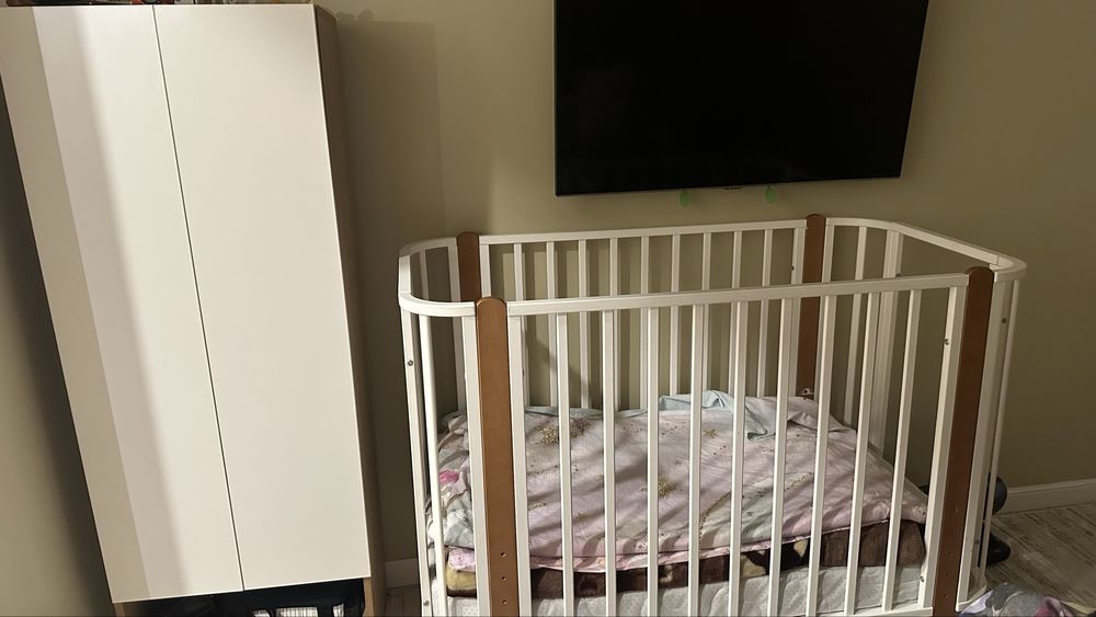 Манеж+матрас+шкаф+стульчик