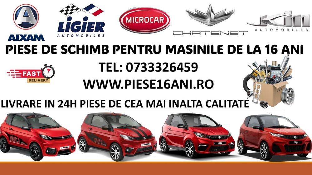 Piese de schimb Aixam Microcar Ligier Chatenet Yoyo