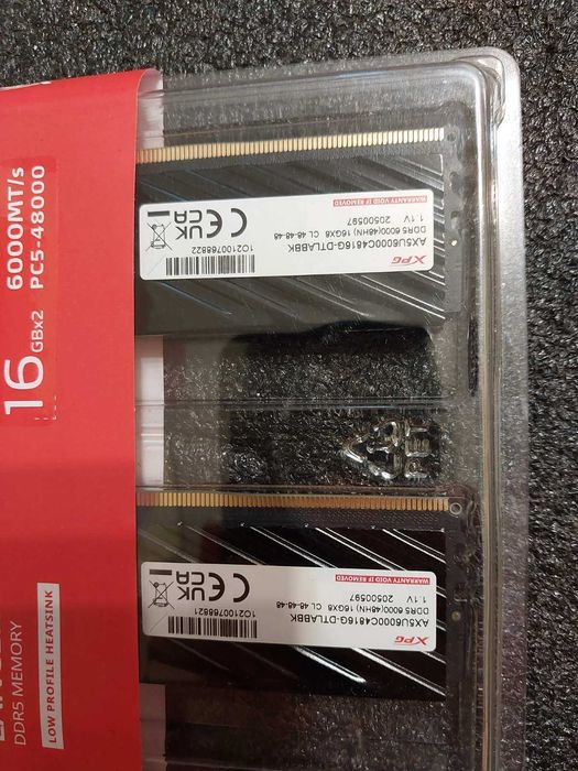 32GB DDR5 6000MT/s CL48 - ADATA XPG Lancer Blade - EXPO, XMP (НОВИ)