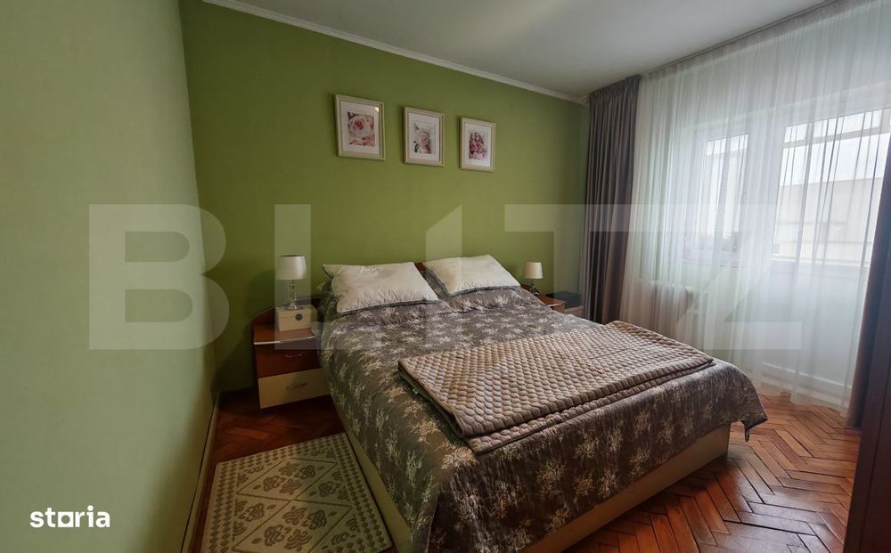 Apartament 3 camere + 2bai, renovat, mobilat si utilat modern, zona Ra
