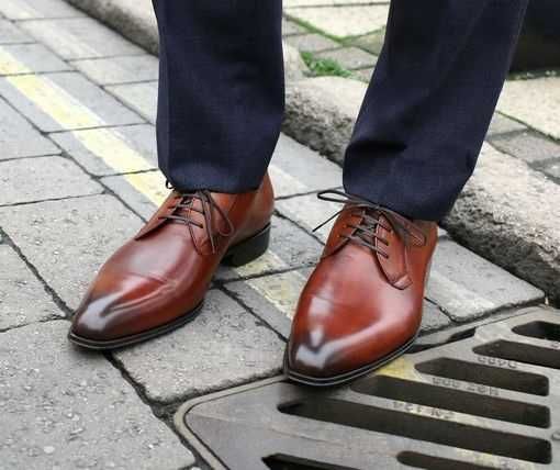 Pantofi derby 45 45.5 premium LLOYD piele naturala moale