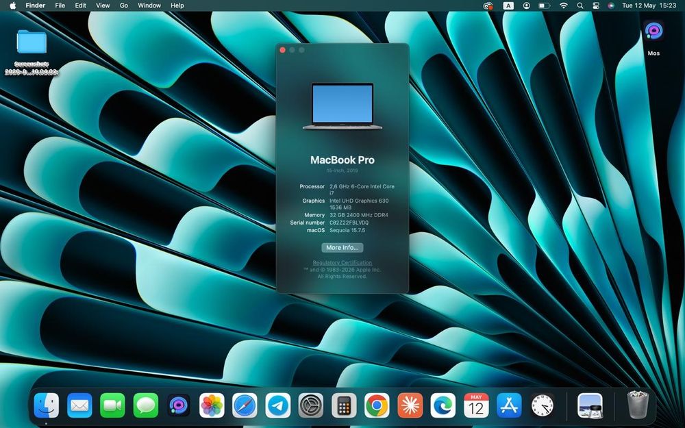 Macbook pro Core i7, 32/256