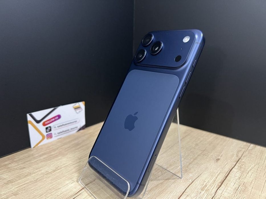 Iphone 17 Pro Max 256Gb Deep Blue Second-Hand 3 ani garanție, Telefoan