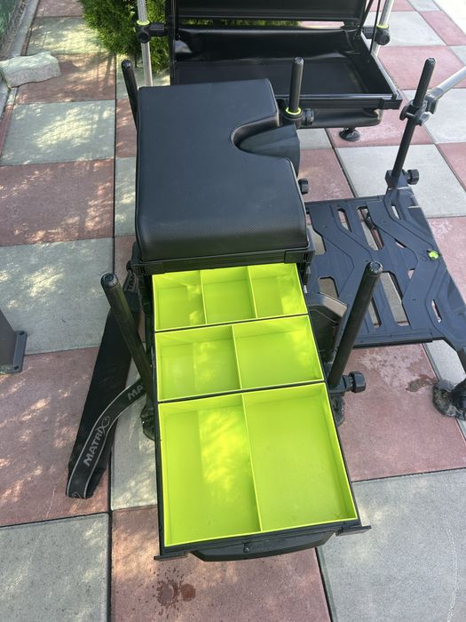 Scaun modular matrix S25 pro,seatbox black edition echipat full