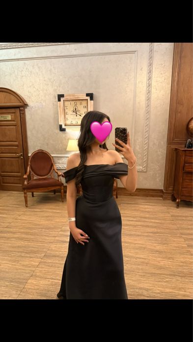 вечернее платье черное