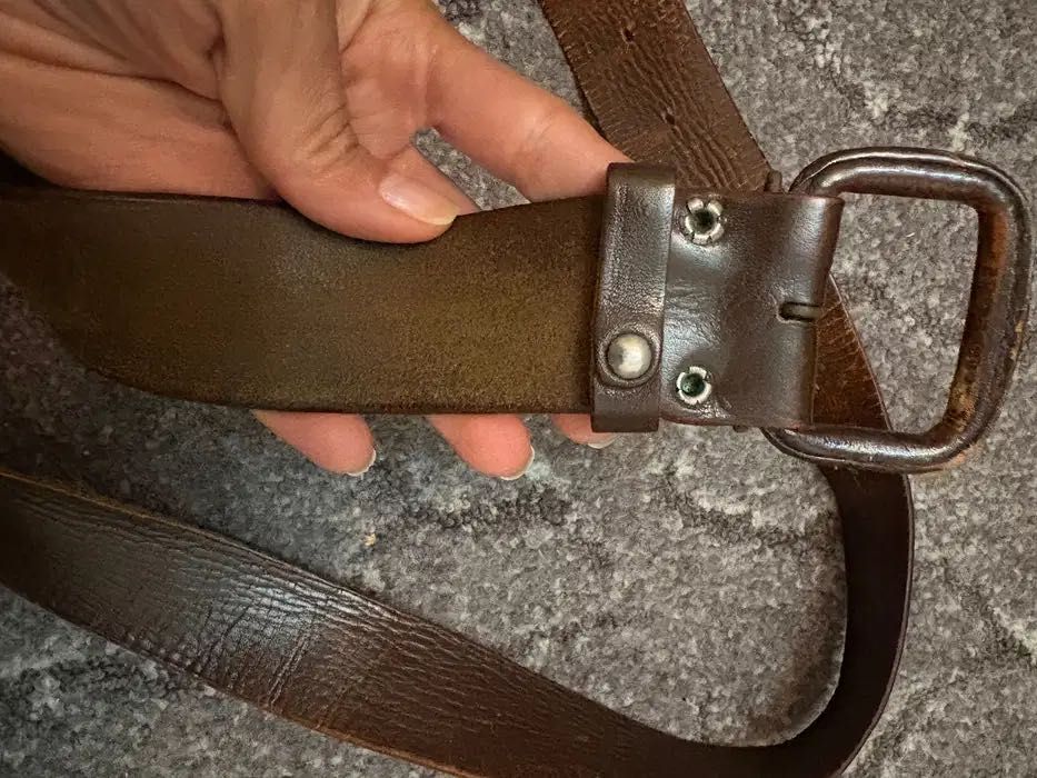 Curea piele naturală bărbați maro