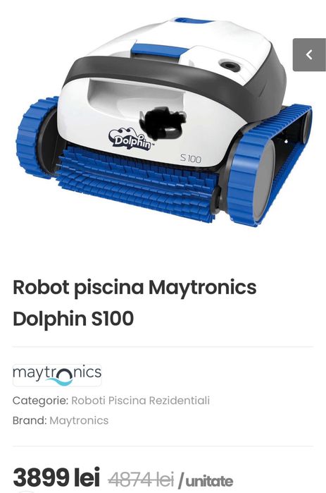 Aspirator piscina Dolphin S100