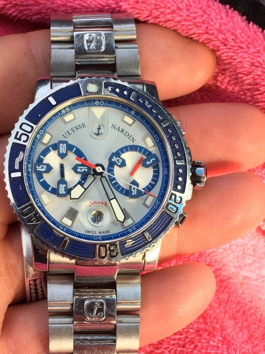 Механические оргинал часы Ulysses Nardin