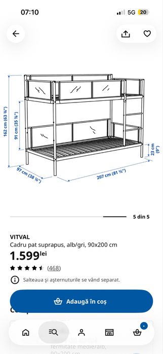 Cand Pat supraetajat Ikea Vitval