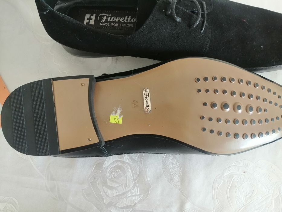 Мужские туфли замша