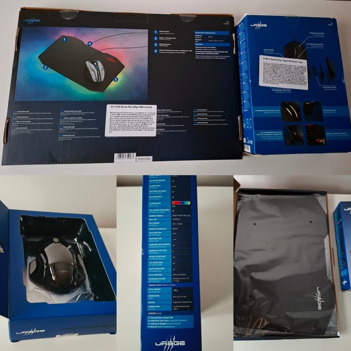 Set Hama uRAGE mouse şi mouse pad