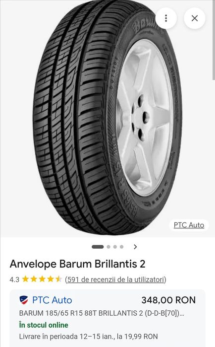 Barum Brillantis 2 185/65/15 vara