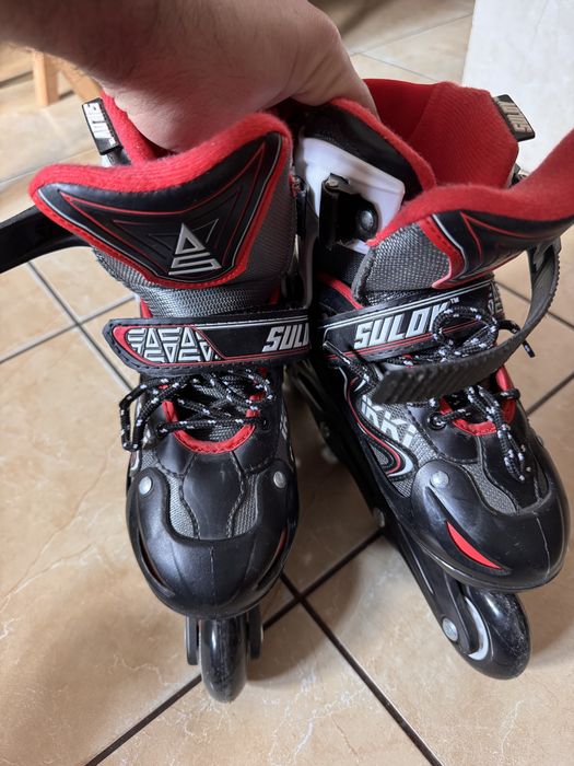 Patine cu rotile din silicon, marime ajustabila 35-38