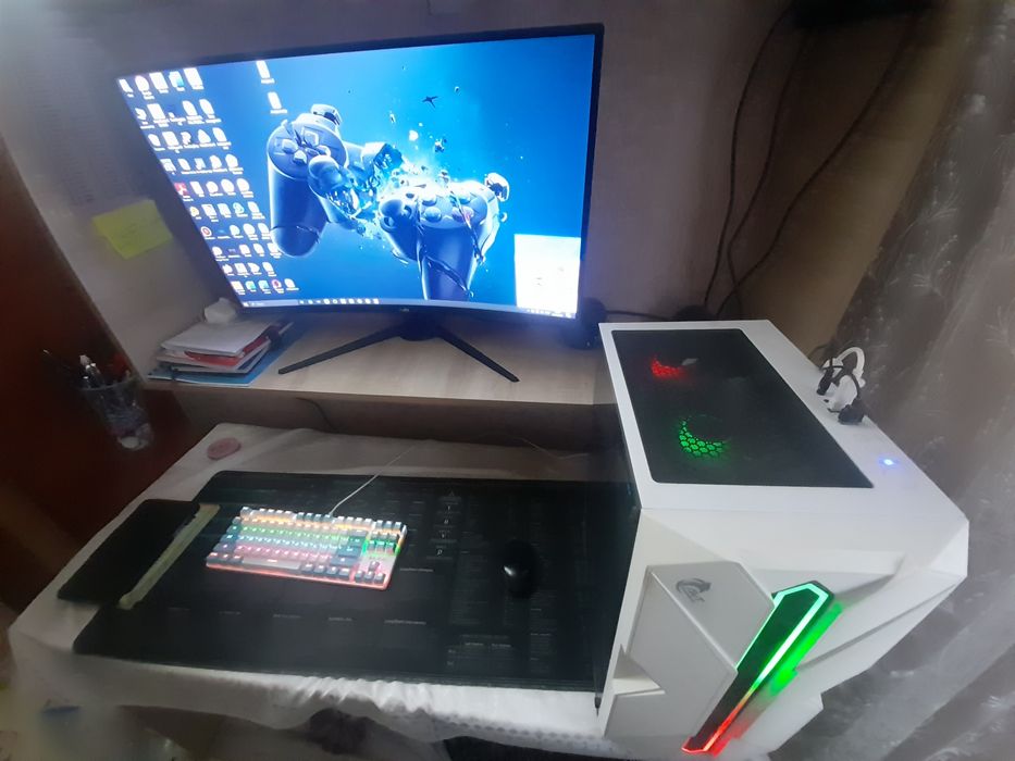 PK igravoy Core i3 9100f, RX 470 + monitor 32 kurved