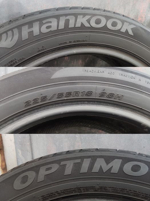 4бр летни гуми 225/55/18 Hankook