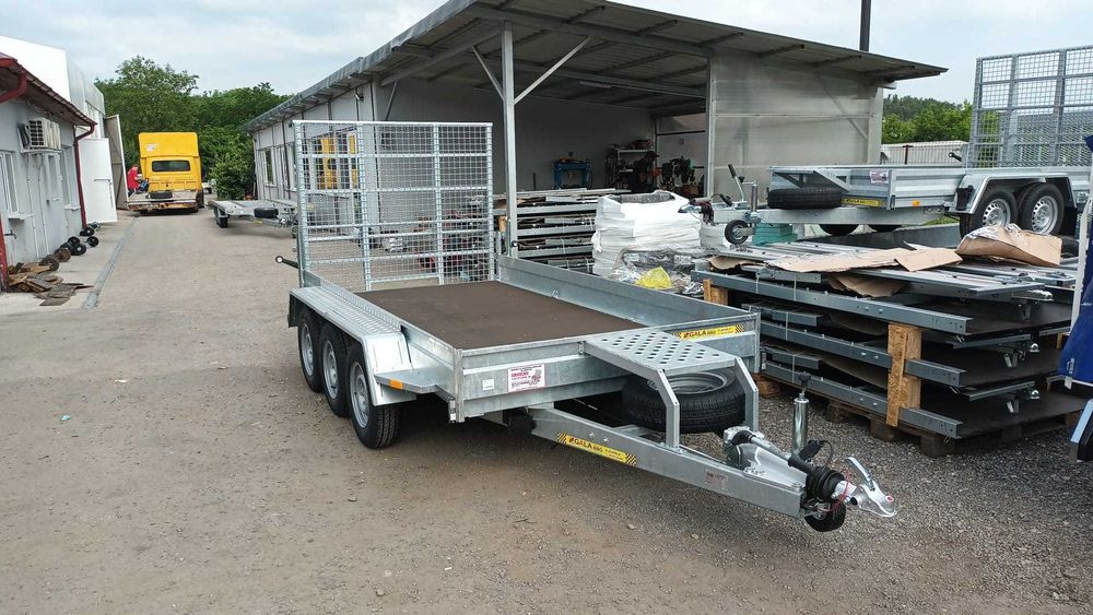 Oferta remorca transport utilaj, noua, pana la 4m, MMA3500 kg