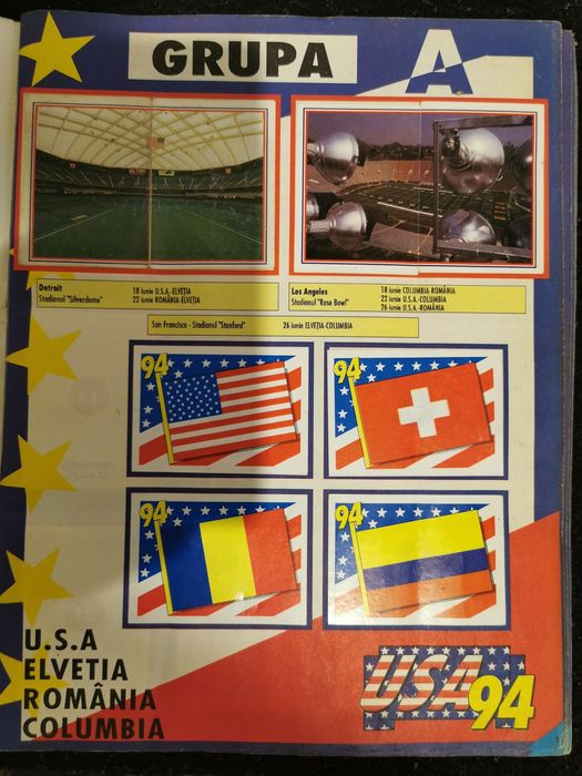 Album de colecție, Cupa Mondiala, SUA 94