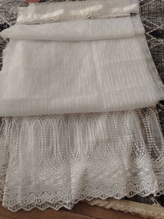 Ушити готови пердета 250вис 300шир по 16 лв бр