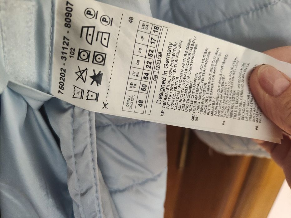 Geaca bleu ,impermeabil,mărime 48-50