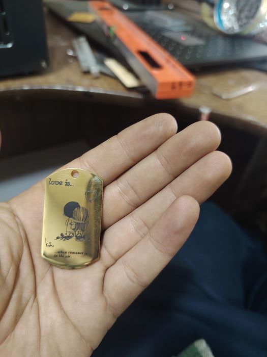 Лазерная гравировка на метале