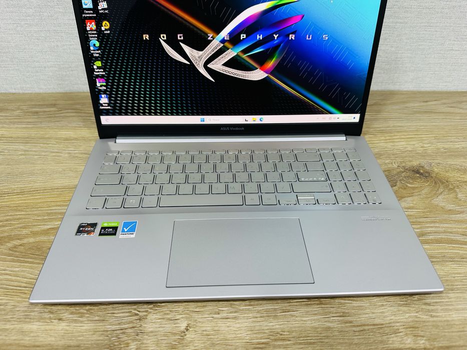 ASUS Ryzen 7-16 Ядерный+RTX3050 OLED дисплей Премиум игровой ноутбук