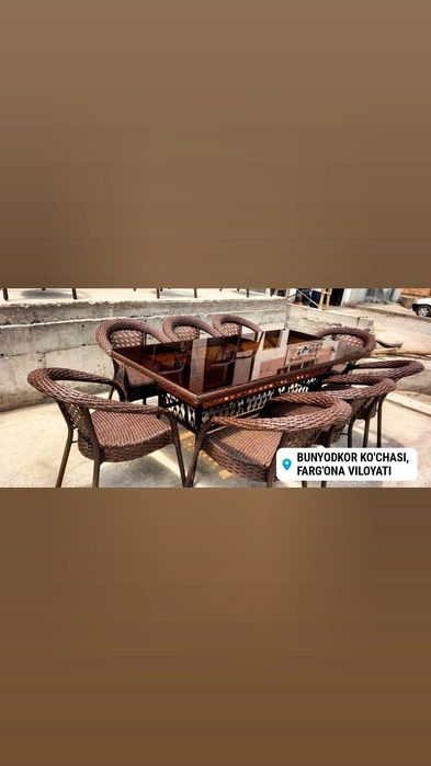 Toʻqima stol stullar