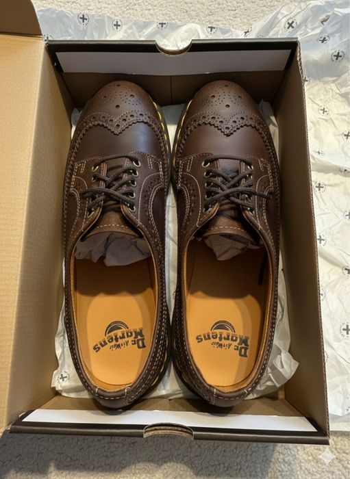 NOU Pantofi Unisex Dr Martens 3989 Brogue Crazy Horse Leather